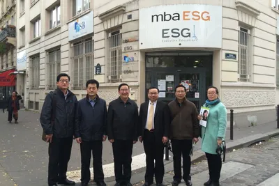 西宁代表团访问Groupe ESG学院集团