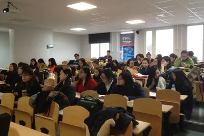 Cérémonie de rentrée de printemps 2015 de la classe préparatoire de français du Groupe ESG