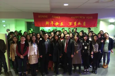 Groupe ESG 法中管理学院师生共庆2015羊年元宵