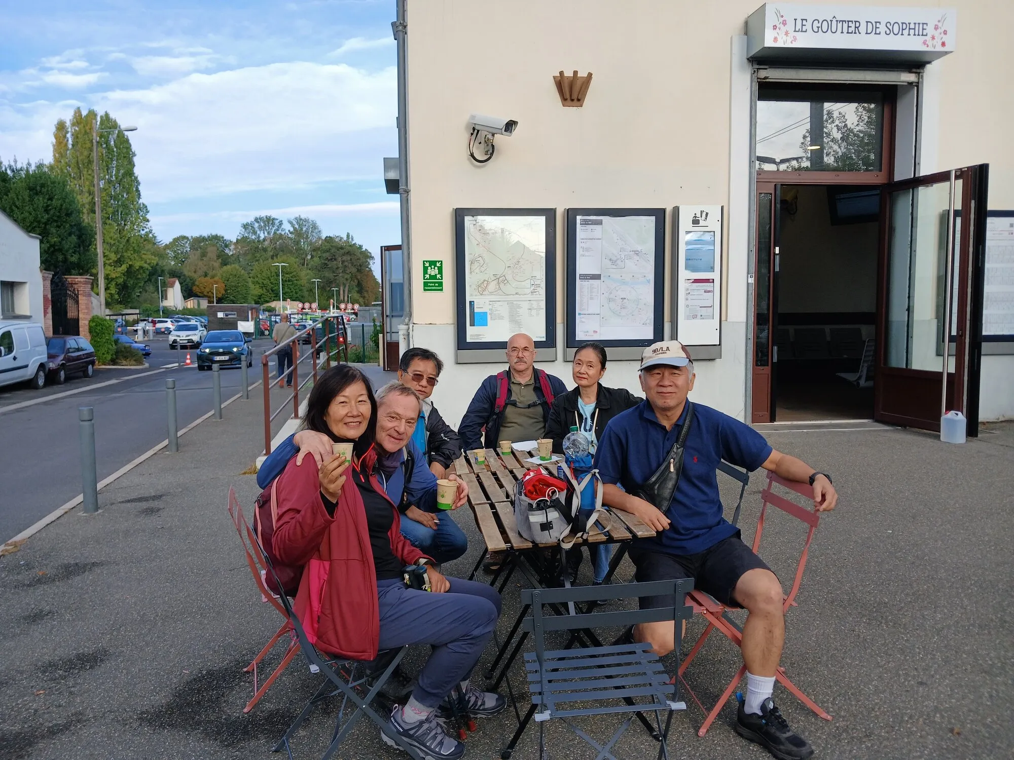 Café à la gare de Bois-le-Roi