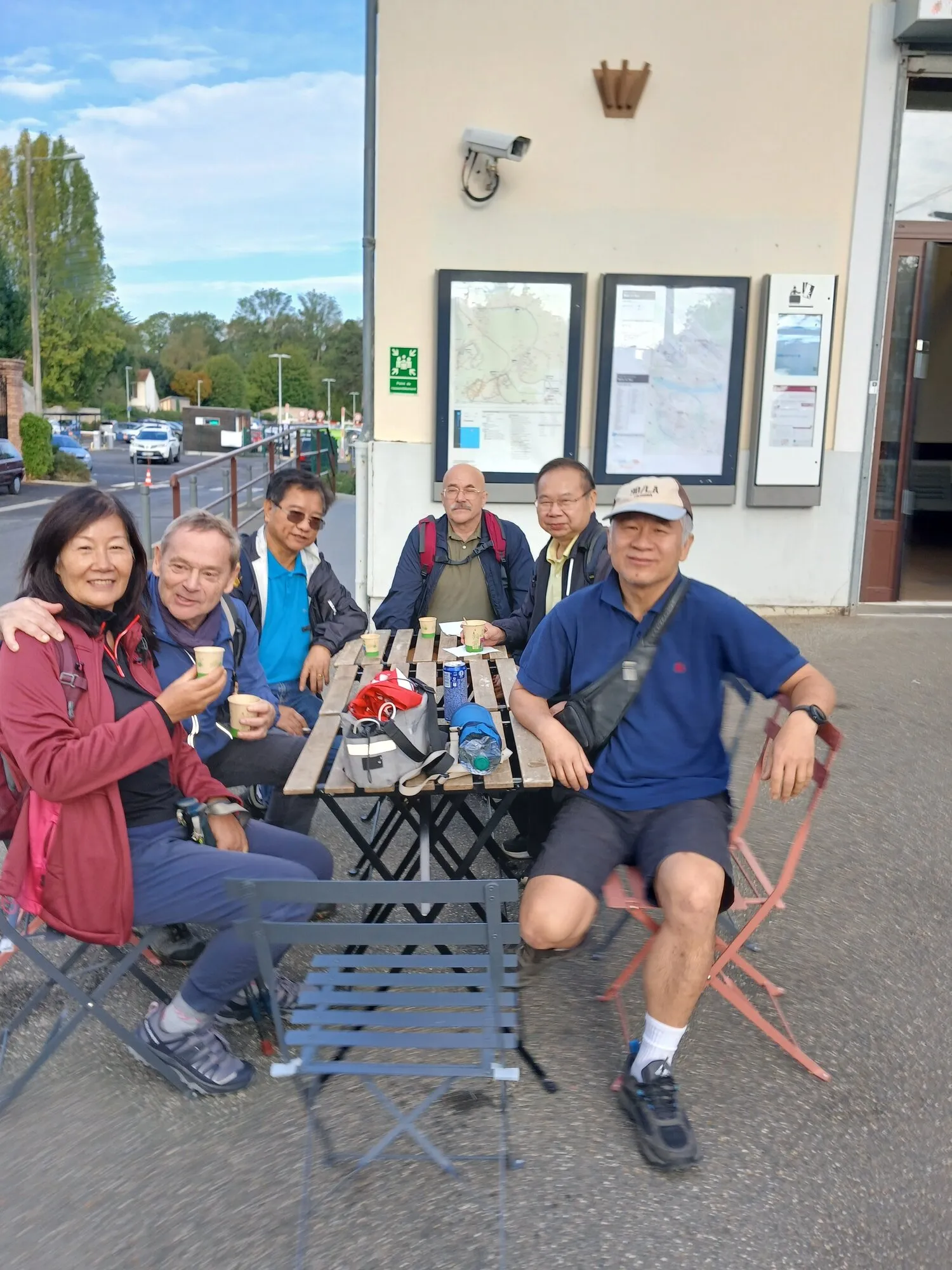 Café à la gare de Bois-le-Roi