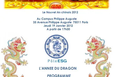 Inscription aux activités du Nouvel An 2012